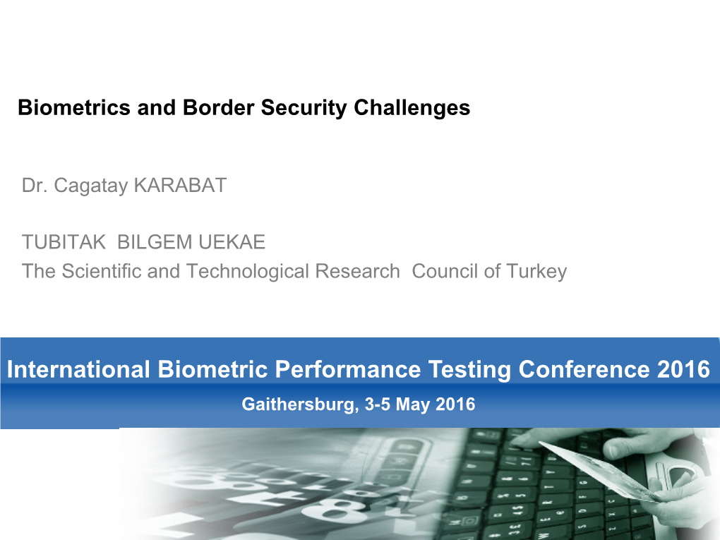 Biometrics and Border Security Challenges