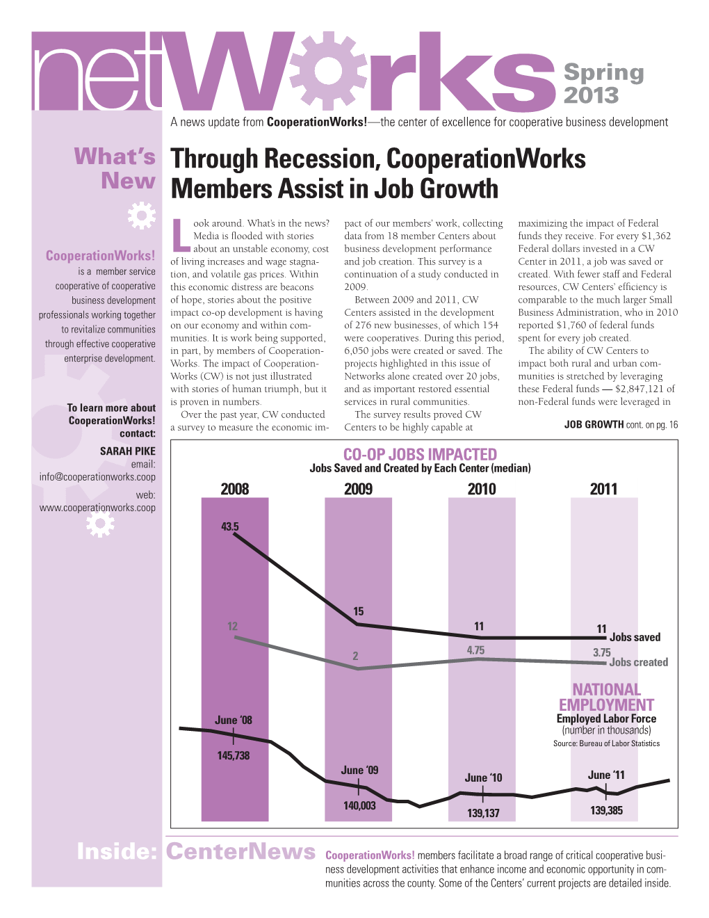 Through Recession, Cooperationworks Members Assist