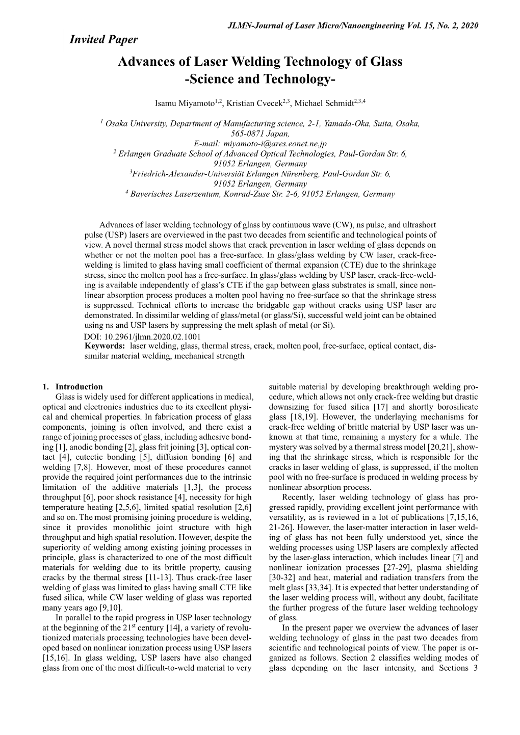 Instractions for the Preparation of Camera-Ready Manuscripts For