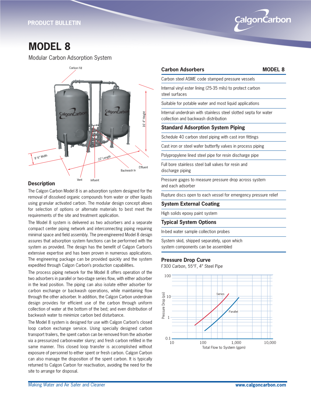 MODEL 8 Modular Carbon Adsorption System