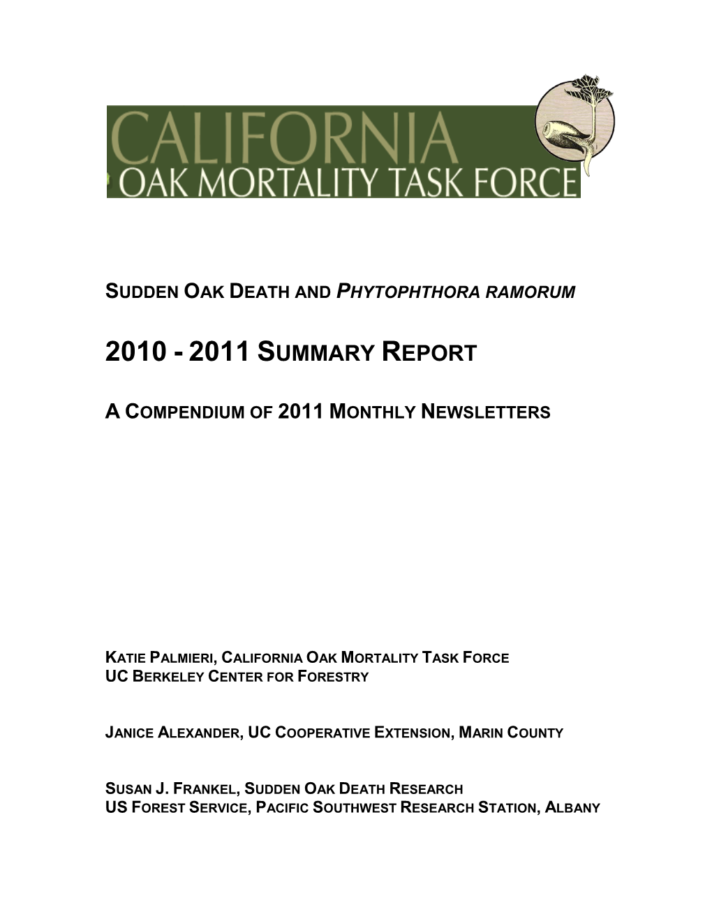 2010 - 2011 Summary Report
