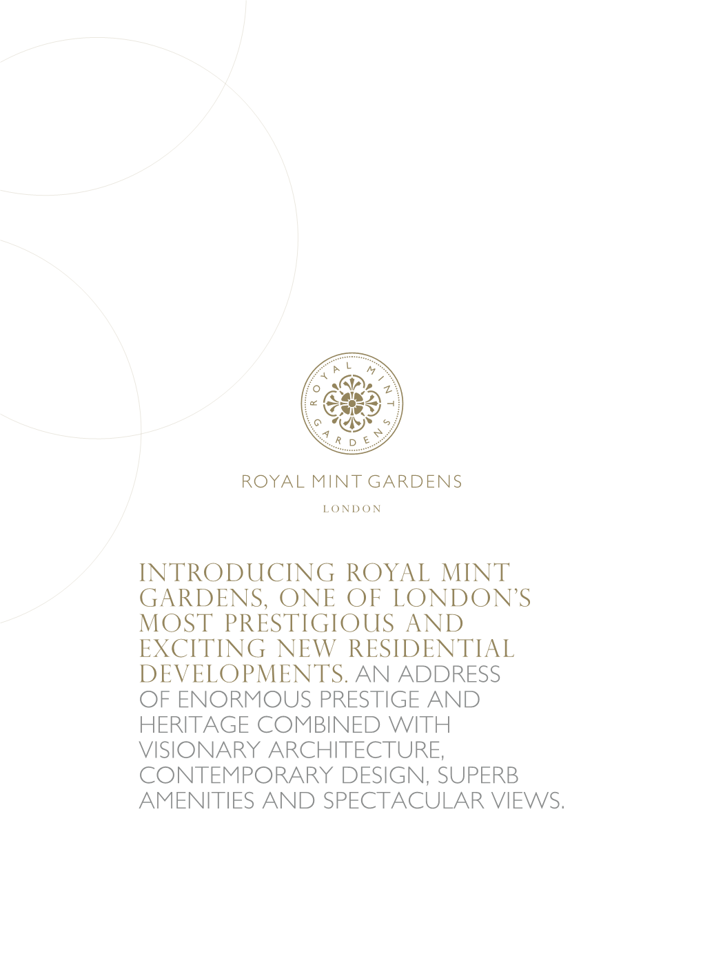 Royal Mint Gardens Brochure