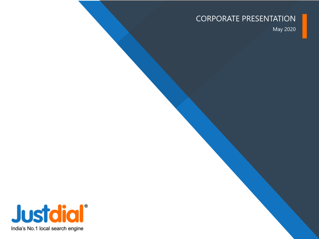 Justdial-Company-Presentation