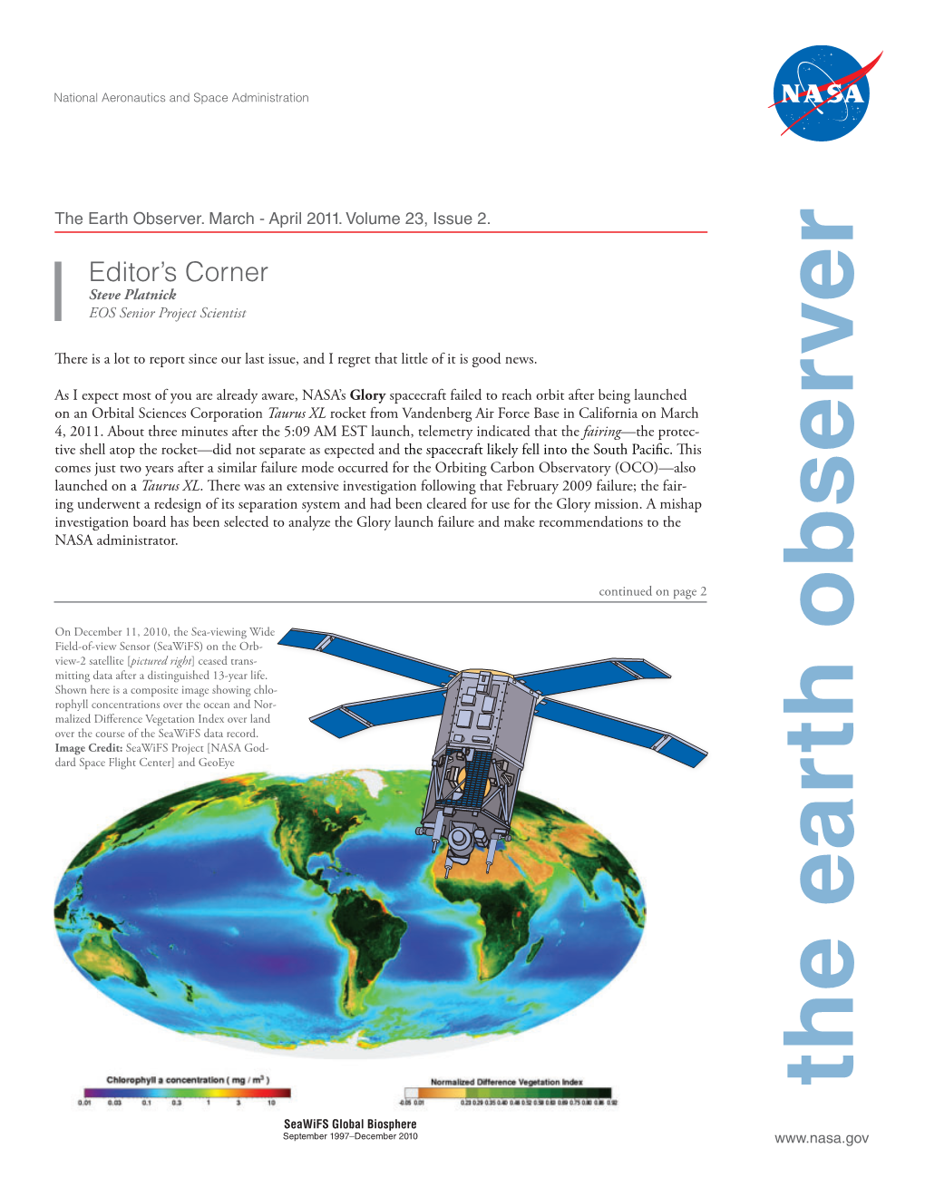 The Earth Observer, March