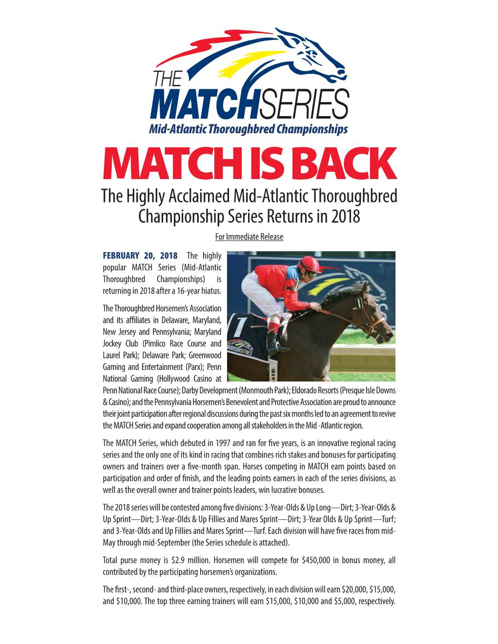 News MATCH Series Returns for Another Run in the Mid-Atlantic