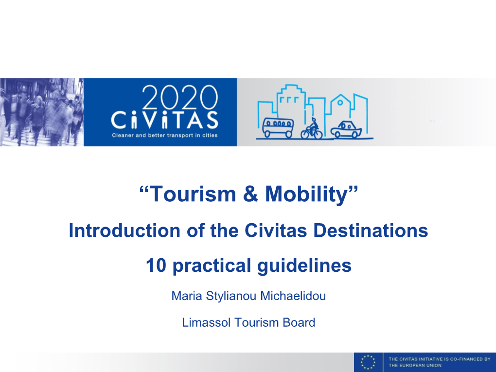 “Tourism & Mobility”