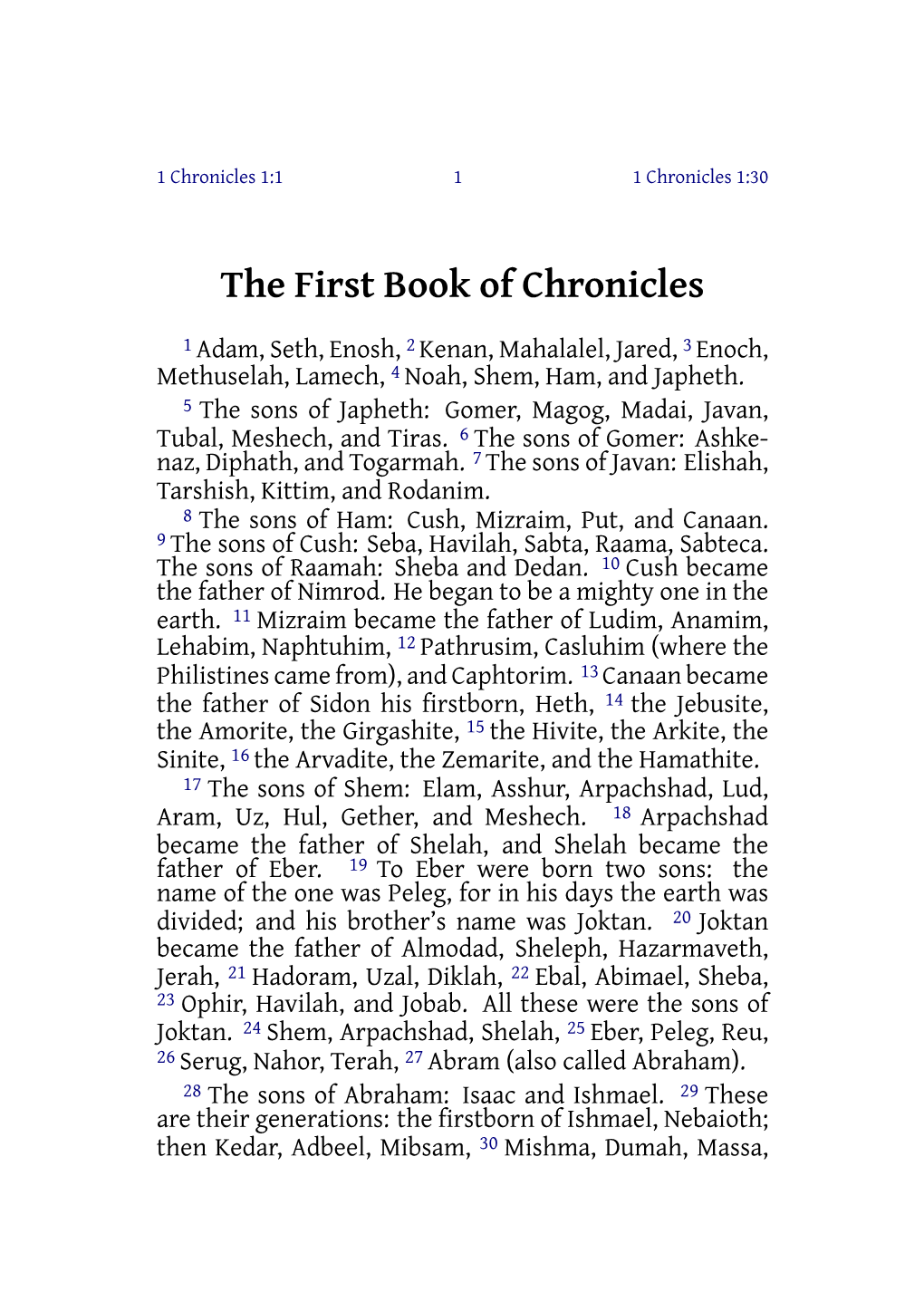 Eng-Web 1CH.Pdf 1 Chronicles