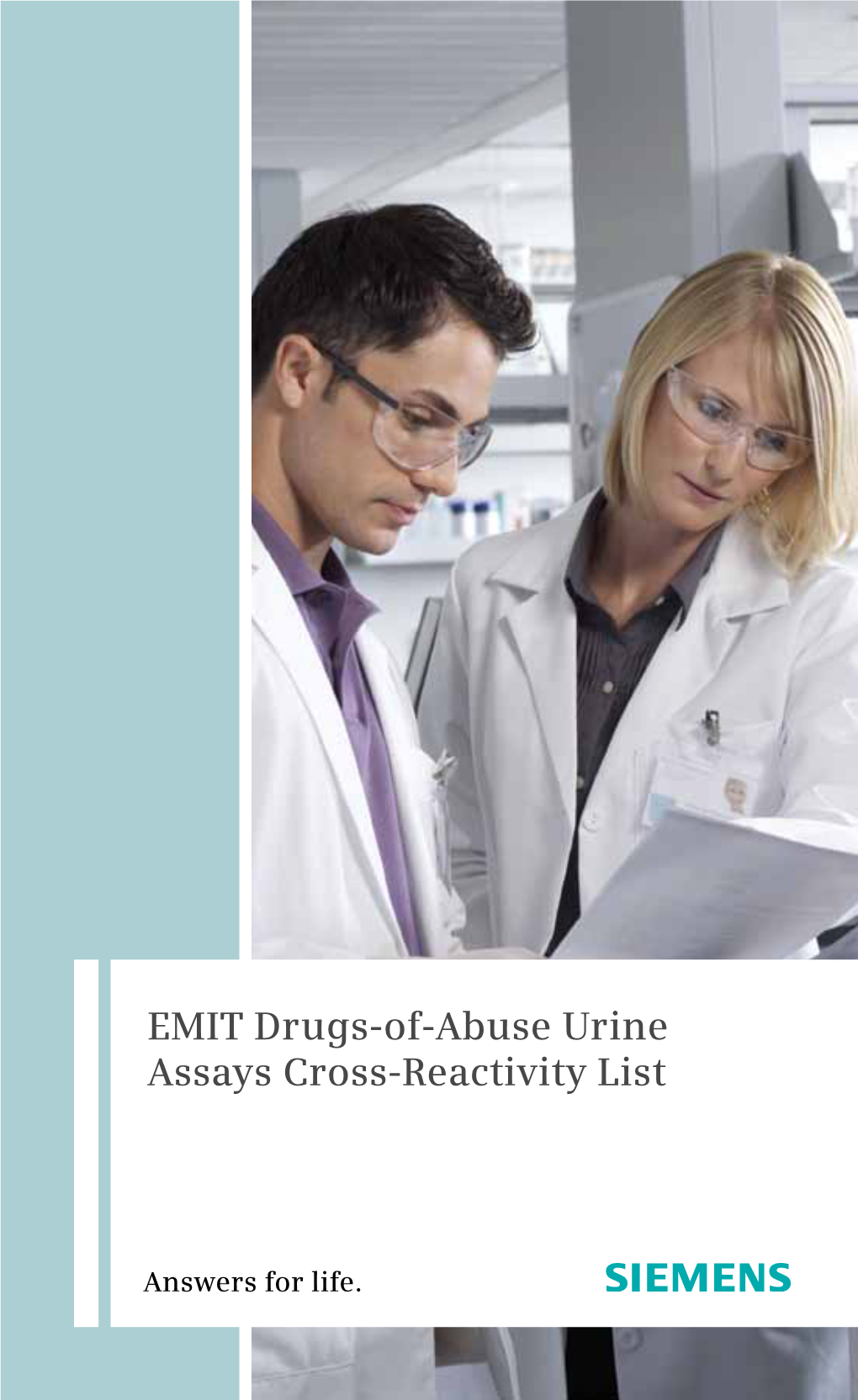 EMIT Drugs-Of-Abuse Urine Assays Cross-Reactivity List