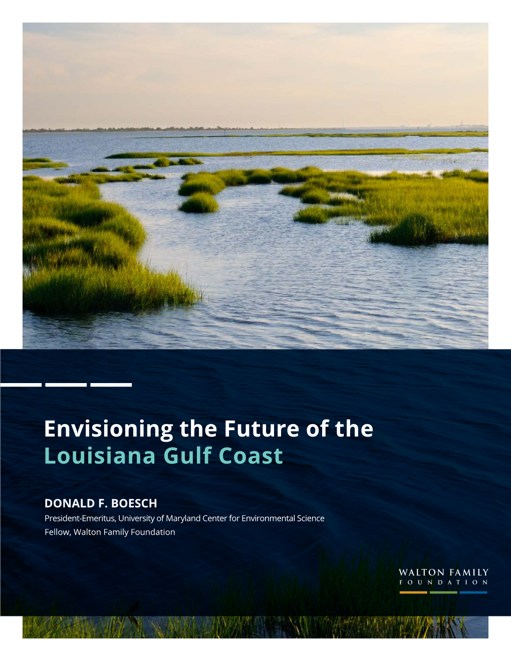 Envisioning the Future of the Louisiana Gulf Coast