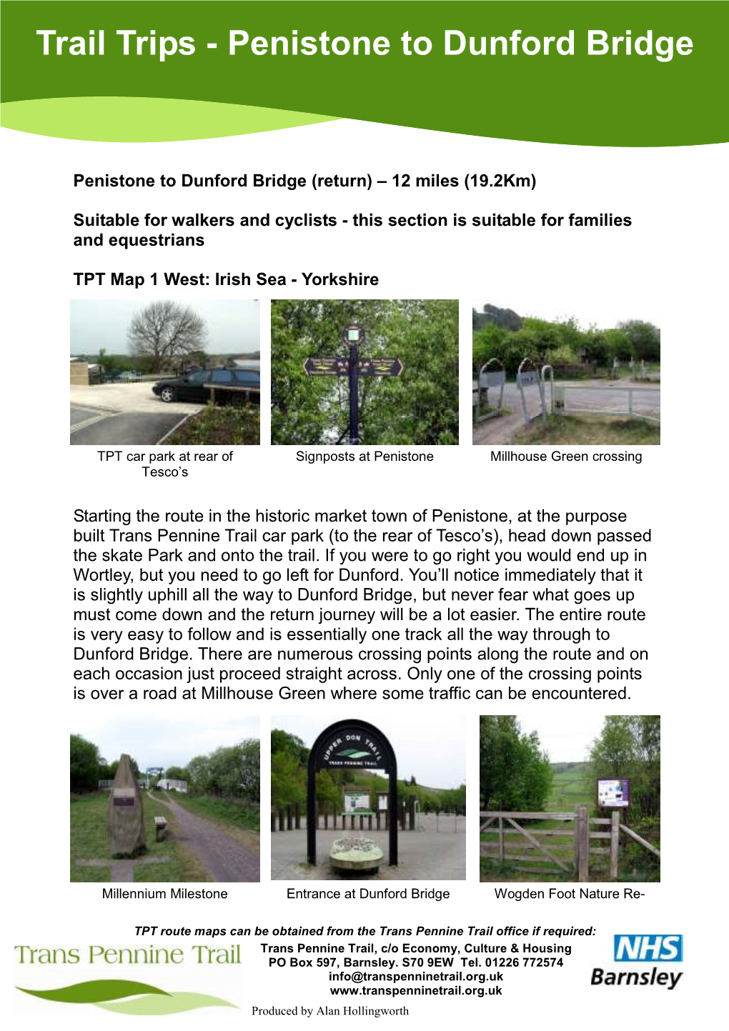 Trail Trips - Penistone to Dunford Bridge
