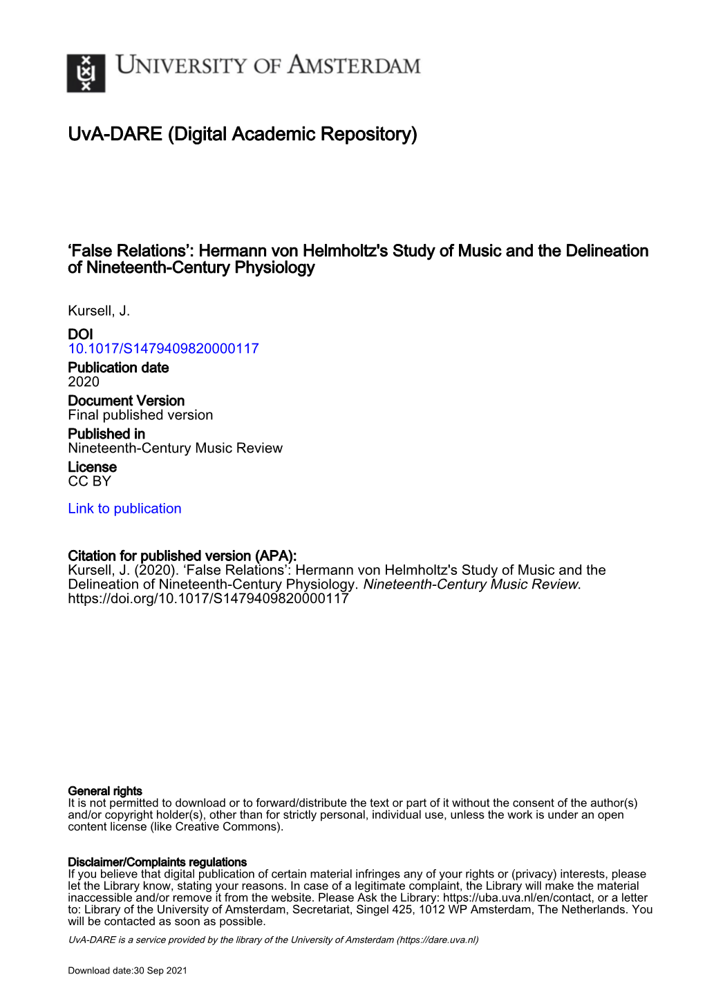 False-Relations-Hermann-Von-Helmholtzs-Study-Of-Music-And-The-Delineation-Of-Nineteenth