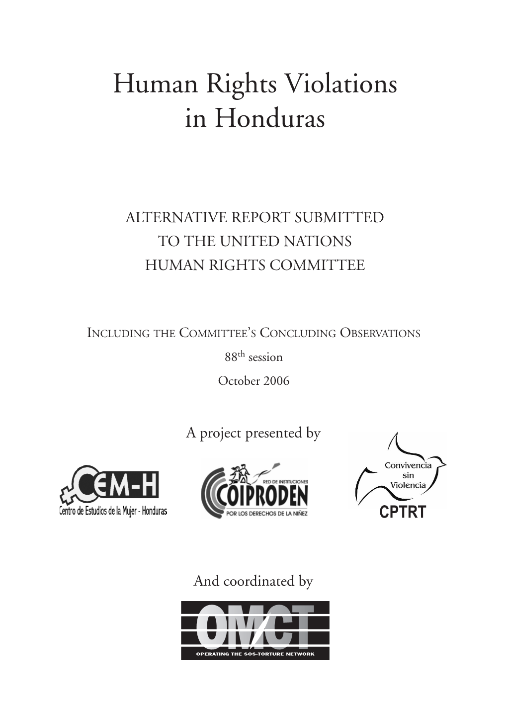 Human Rights Violations in Honduras