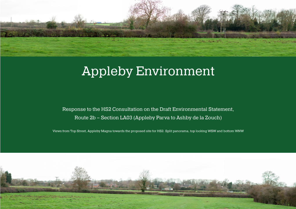 Appleby Environment Submission HS2