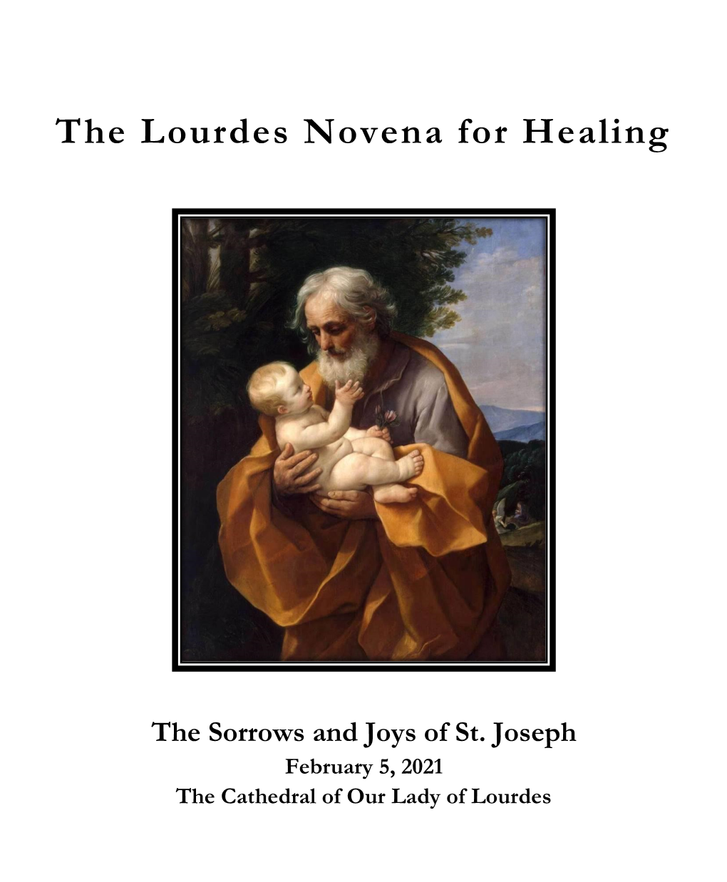 The Lourdes Novena for Healing