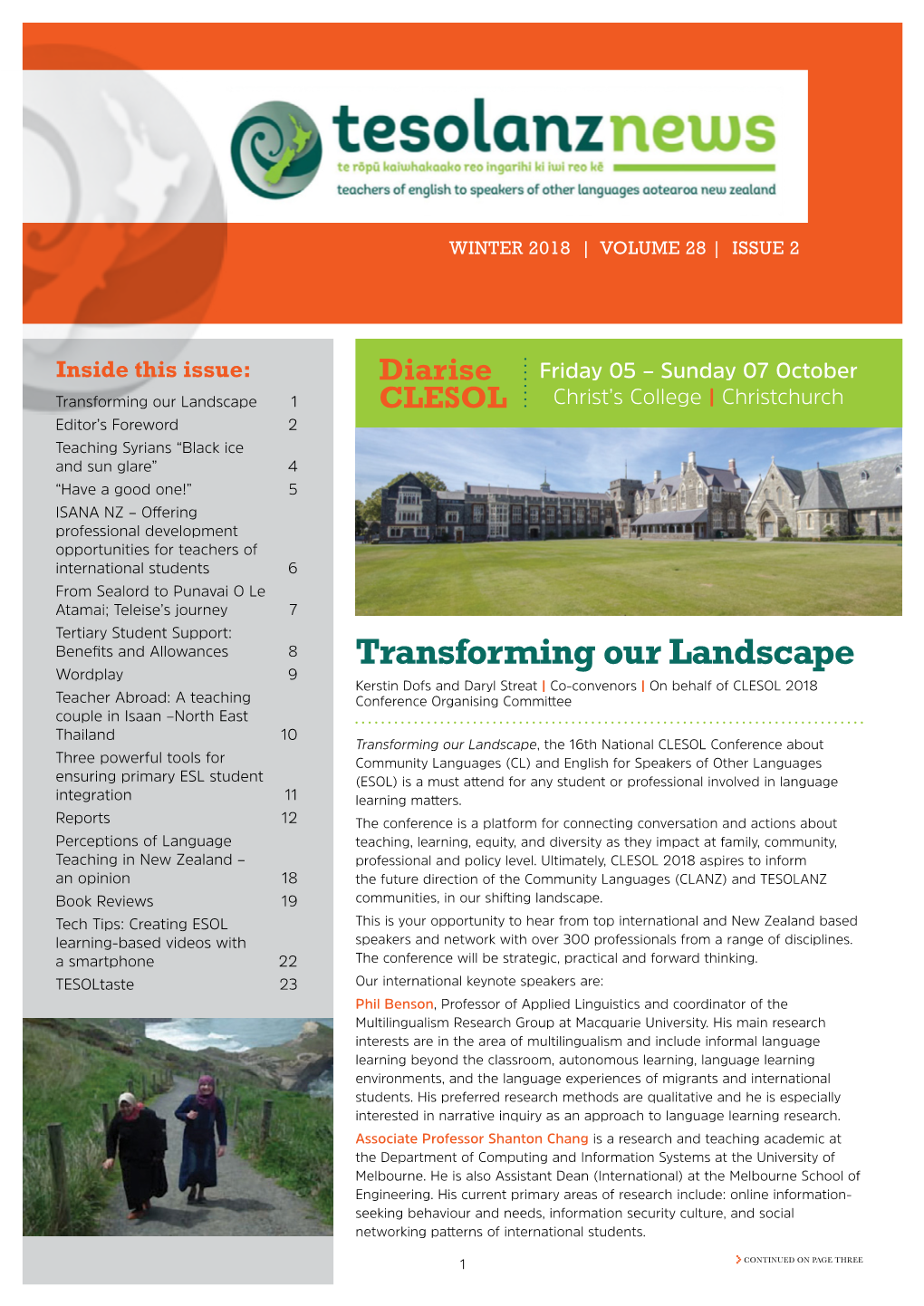 Transforming Our Landscape