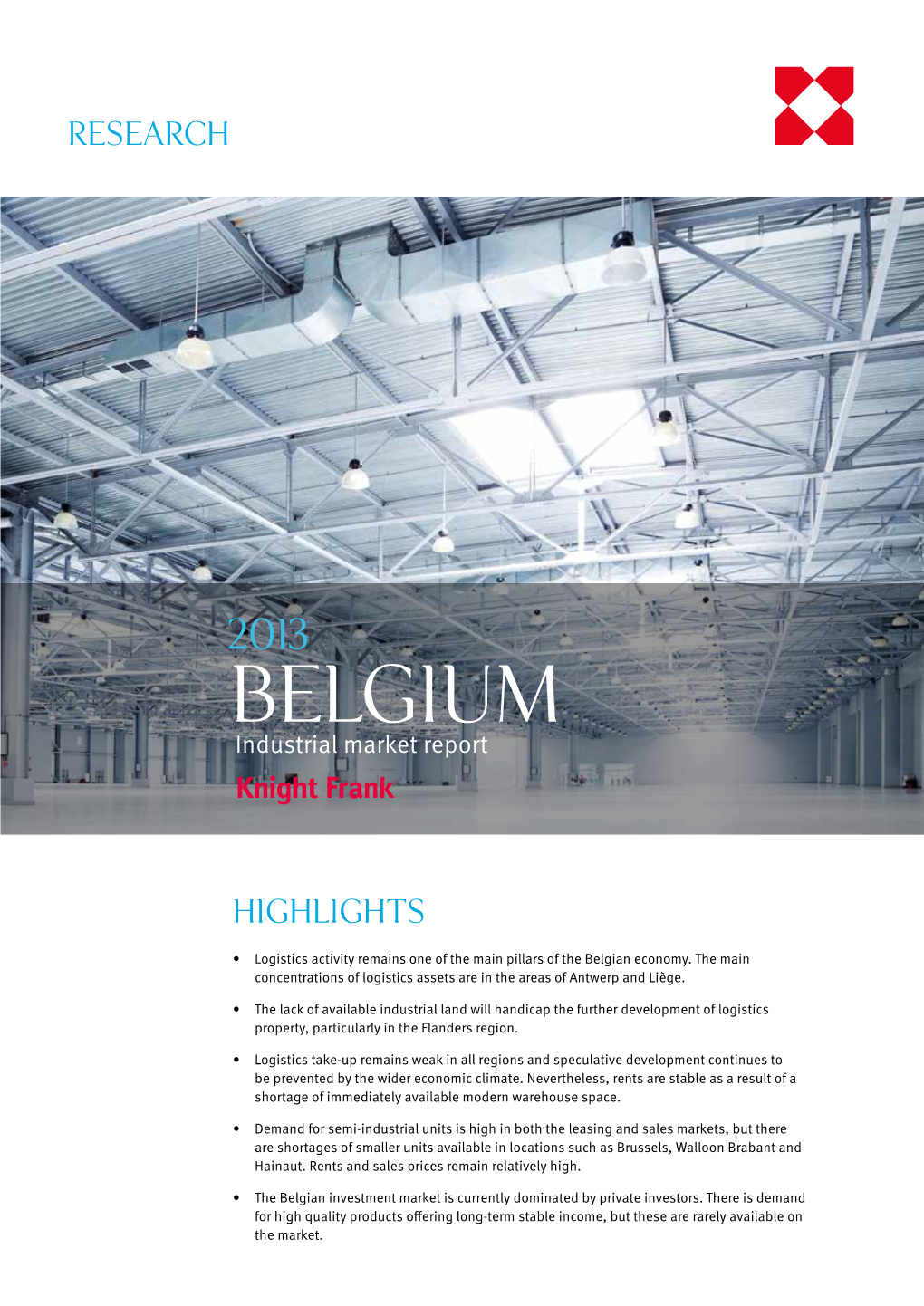 BELGIUM Industrial Market Report