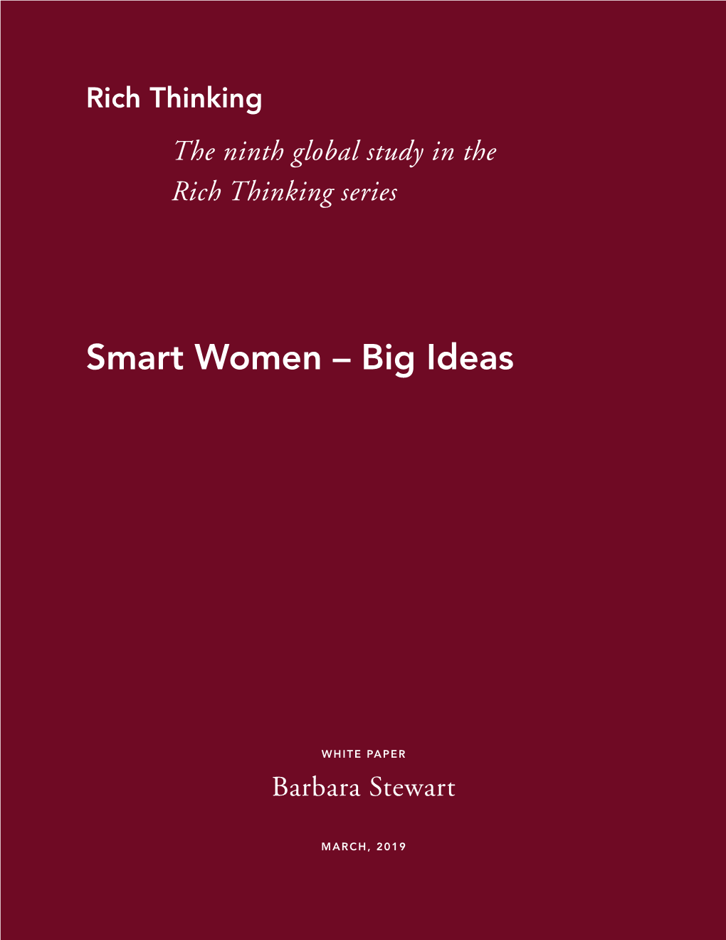 Smart Women – Big Ideas