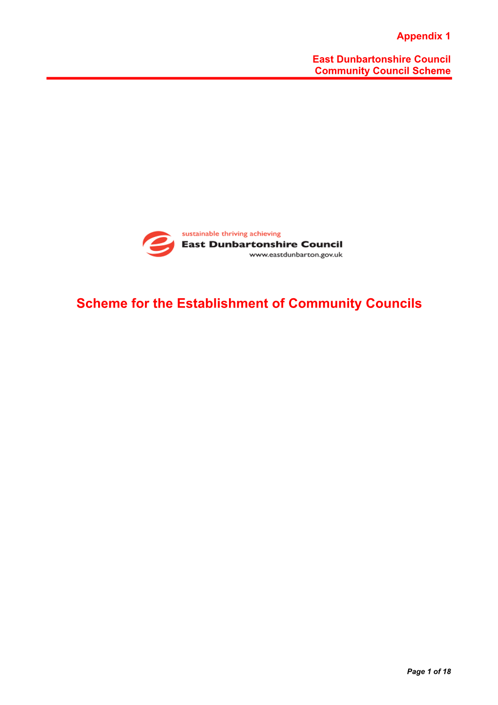 East Dunbartonshire Council PDF 157 KB