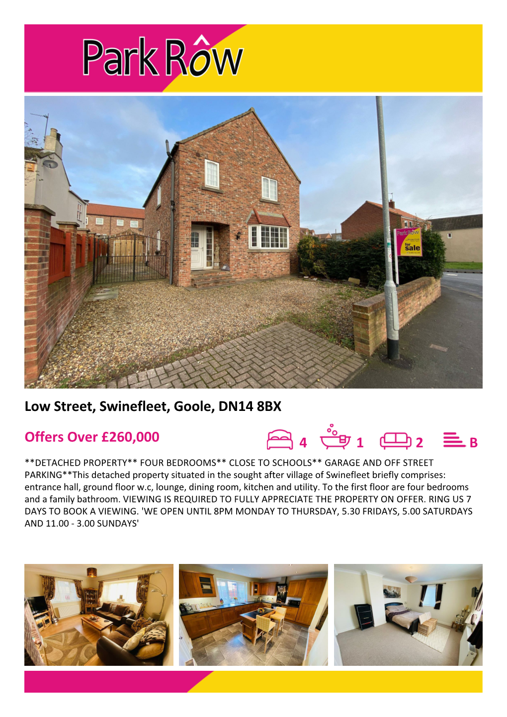 Low Street, Swinefleet, Goole, DN14 8BX