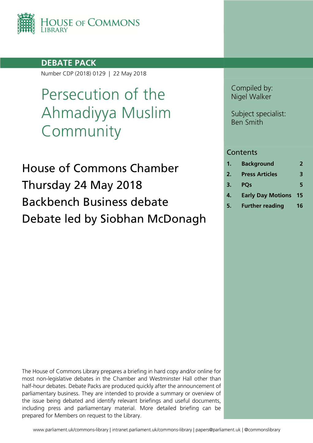 Persecution of the Ahmadiyya Muslim Community 3