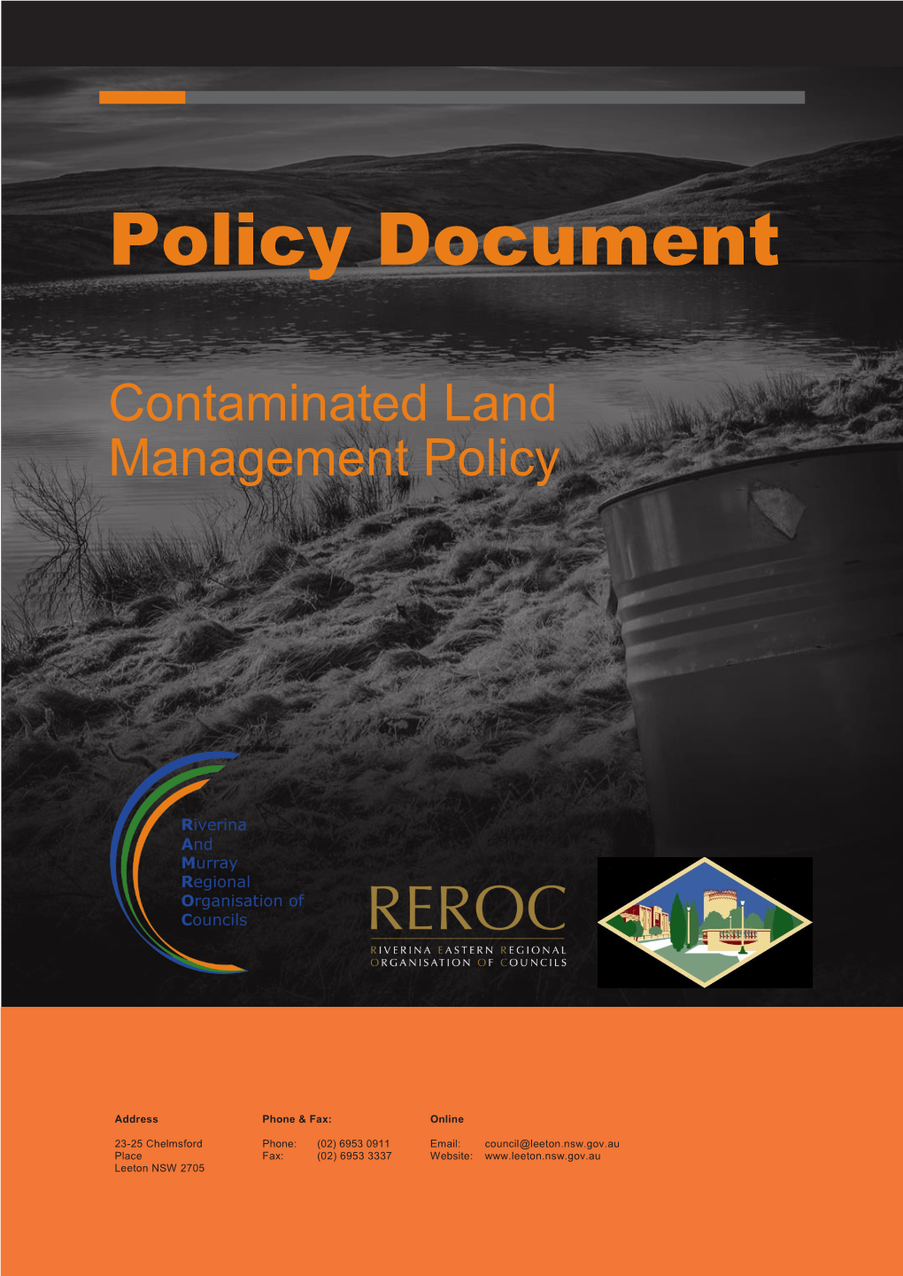 DRAFT Leeton Shire Contaminated Lands Management Policy