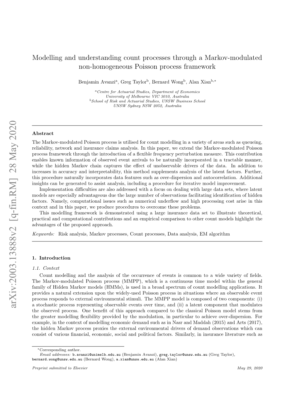 Modelling and Understanding Count Processes Through a Markov-Modulated Non-Homogeneous Poisson Process Framework