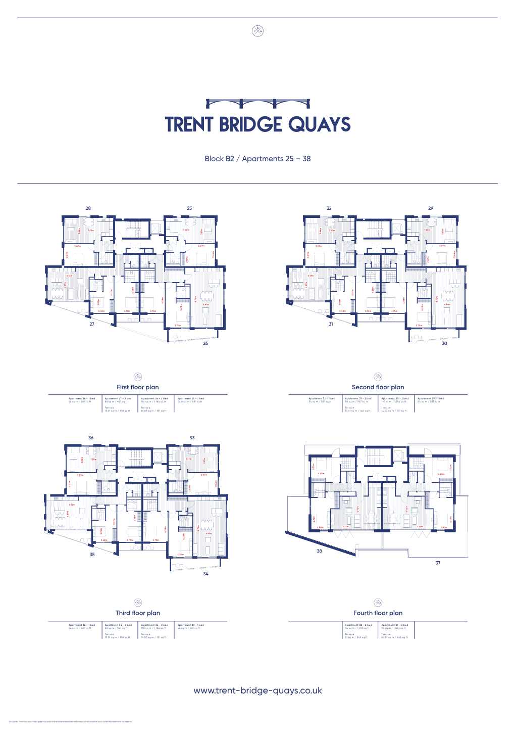 Block B2 / Apartments 25 – 38