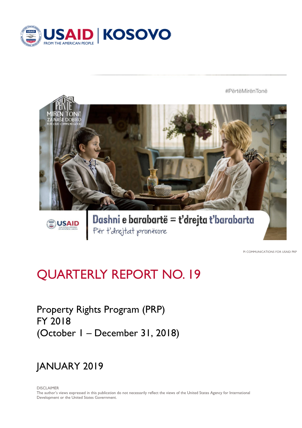 (PRP) Quarterly Report