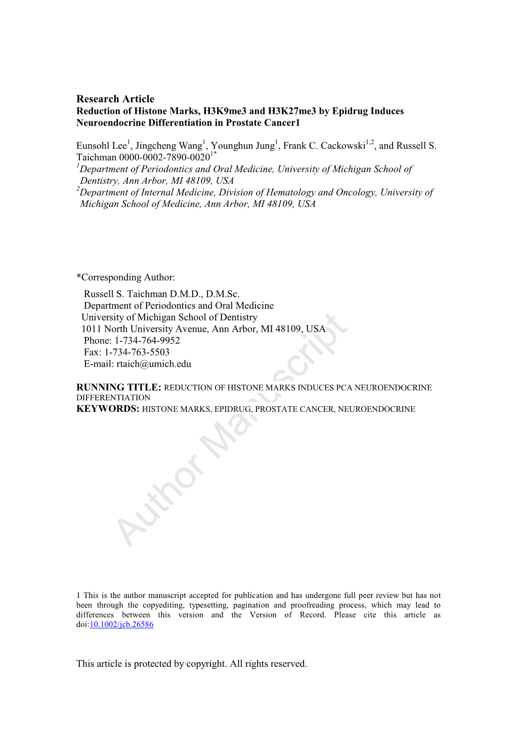 Reduction of Two Histone Marks, H3k9me3 and H3k27me3 by Epidrug Induces Neuroendocrine Differentiation in Prostate Cancer