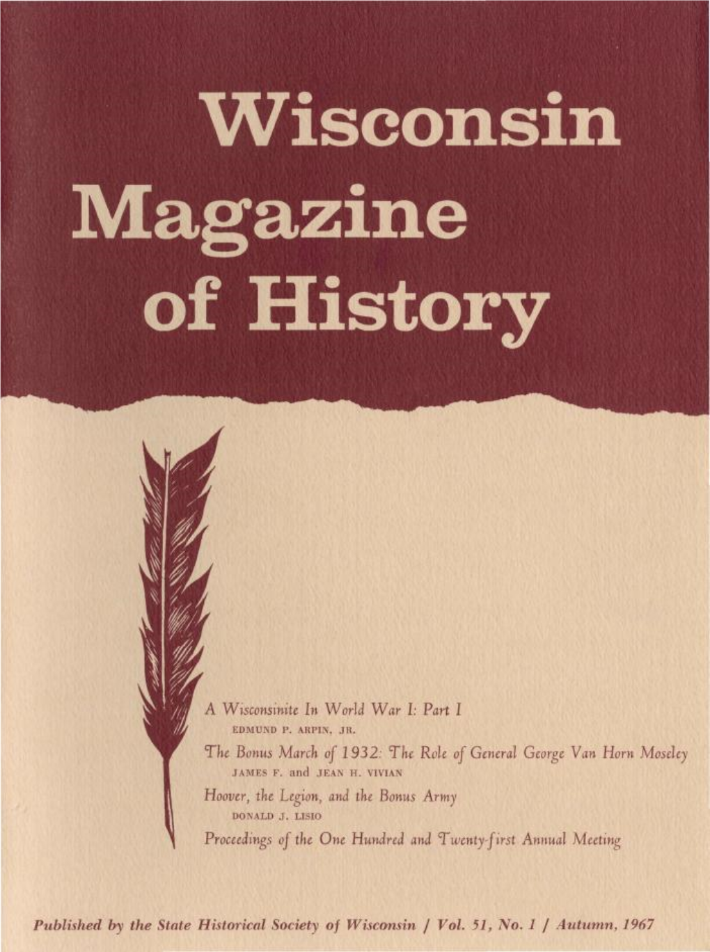 Wisconsin Magazine of History