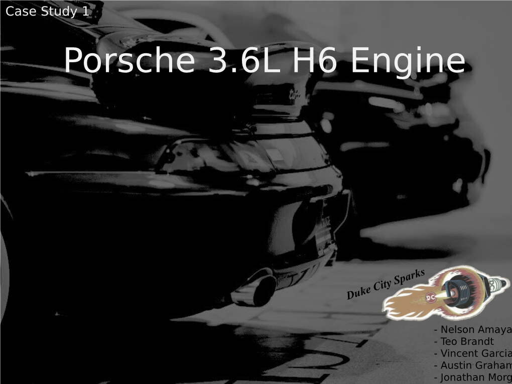 Porsche 3.6L H6 Engine