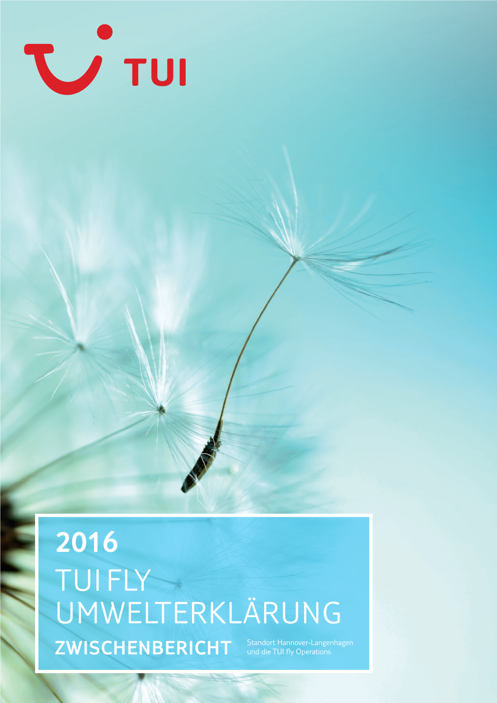 2016 Tuifly Umwelterklärung