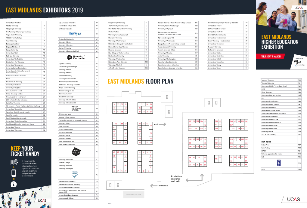 East Midlands Exhibitors 2019