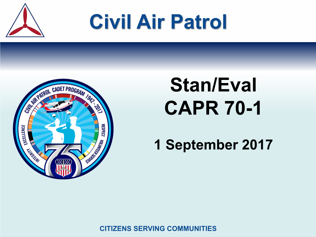 Stan/Eval CAPR 70-1