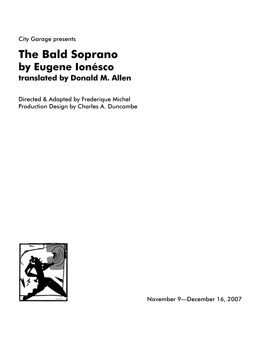 The Bald Soprano Program