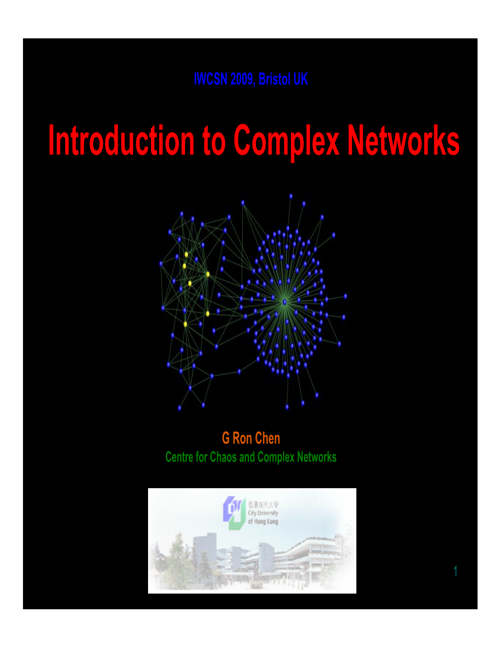 Introduction to Complex Networks