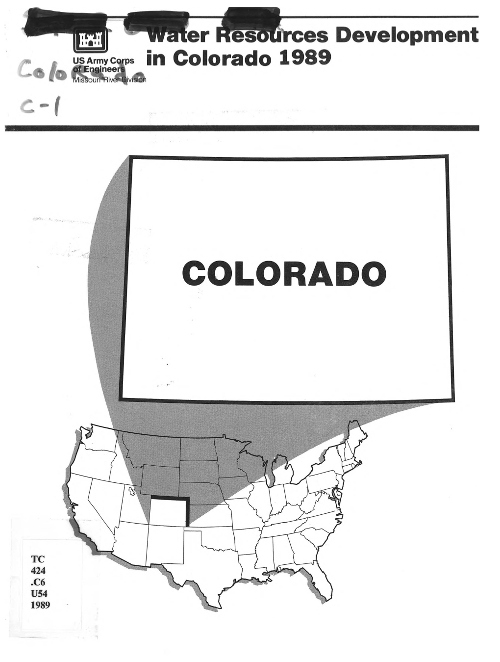 Water Resources Development by the U.S. Army Corps of Engineers in Colorado