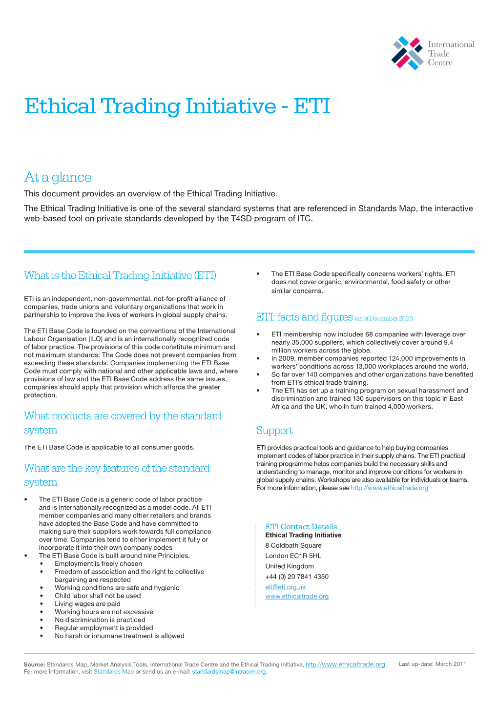 Ethical Trading Initiative - ETI