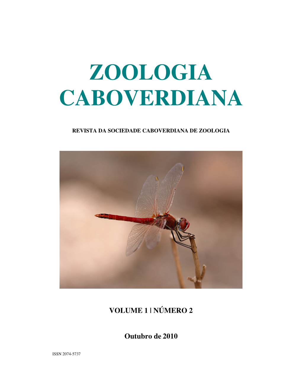 Zoologia Caboverdiana Vol. 1 No. 2