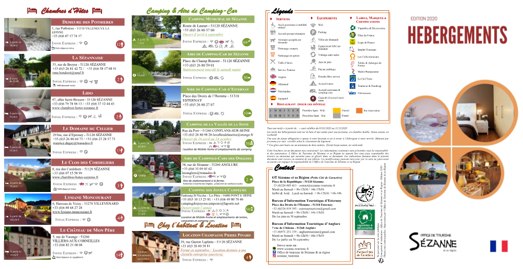 Légende Chambres D'hôtes Camping & Aire De Camping-Car Chez L