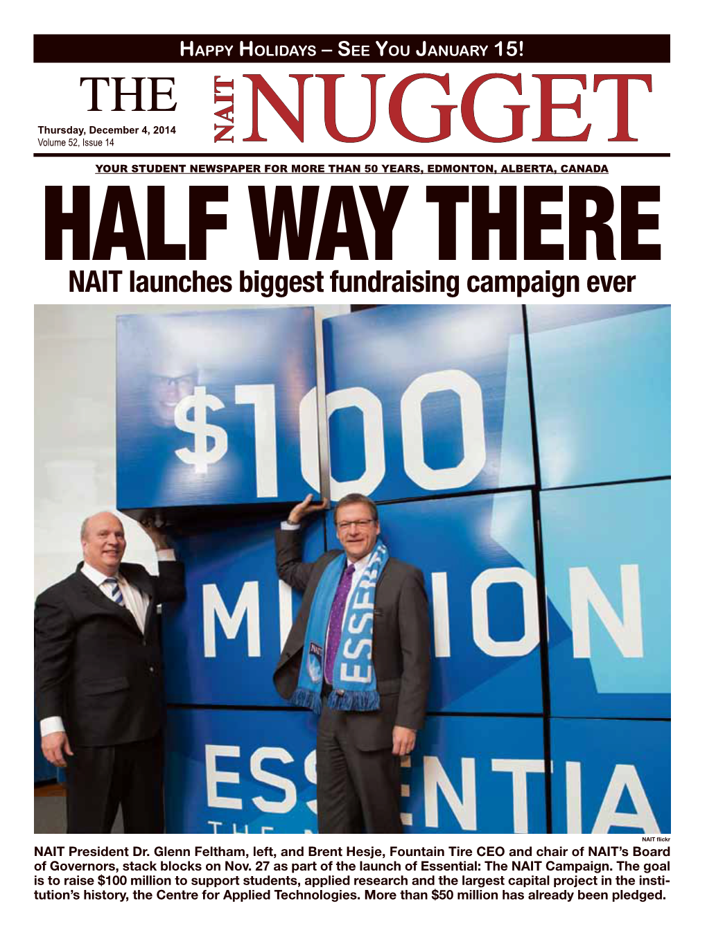 NAIT Launches Biggest Fundraising Campaign Ever