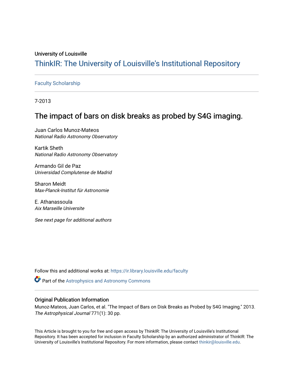 The Impact of Bars on Disk Breaks As Probed by S4G Imaging