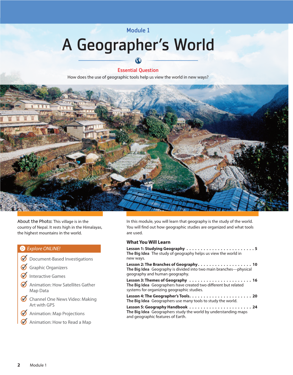 A Geographer's World