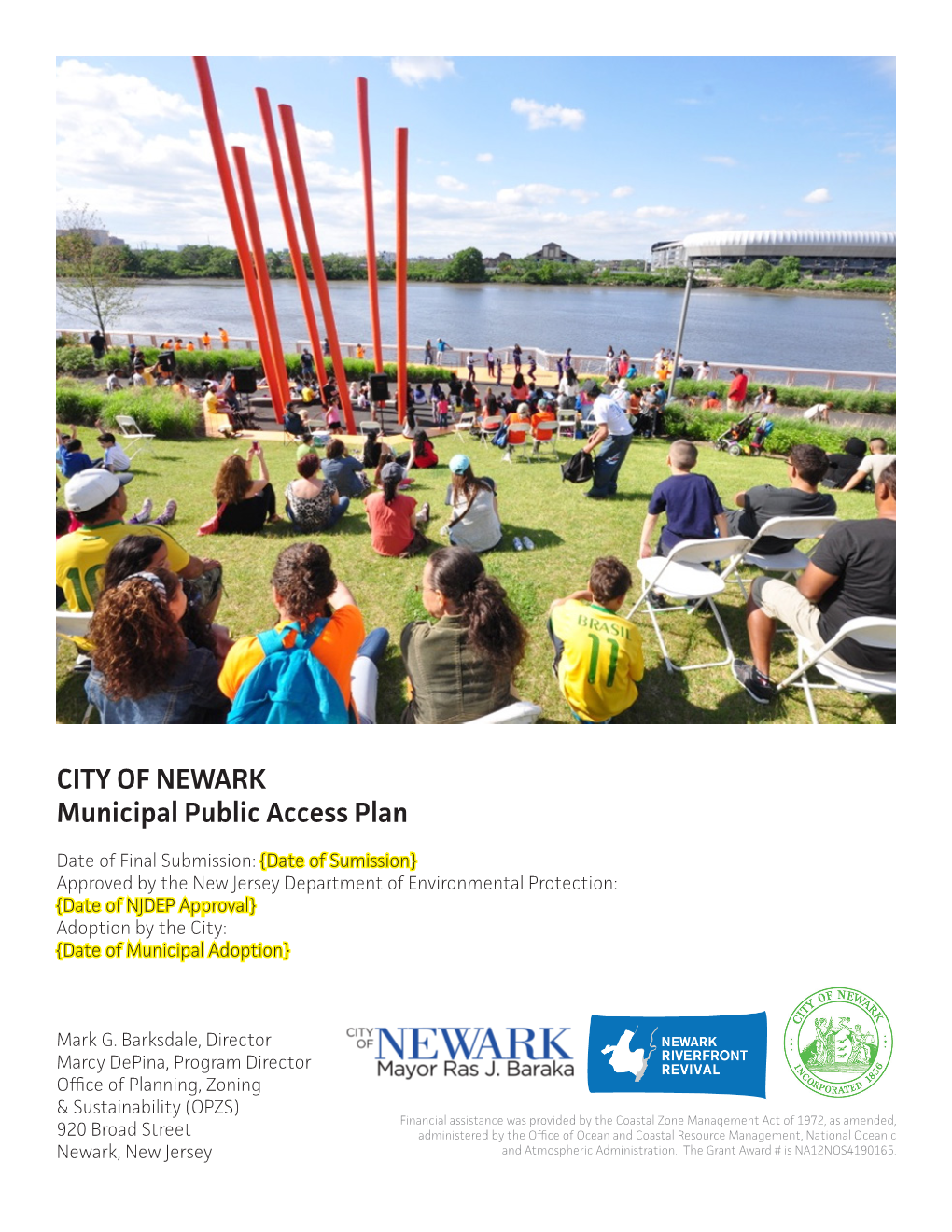 CITY of NEWARK Municipal Public Access Plan