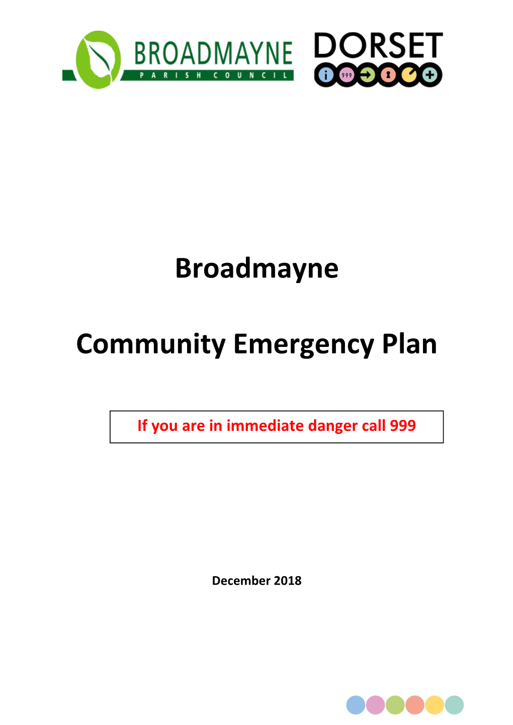 Broadmayne Community Emergency Plan