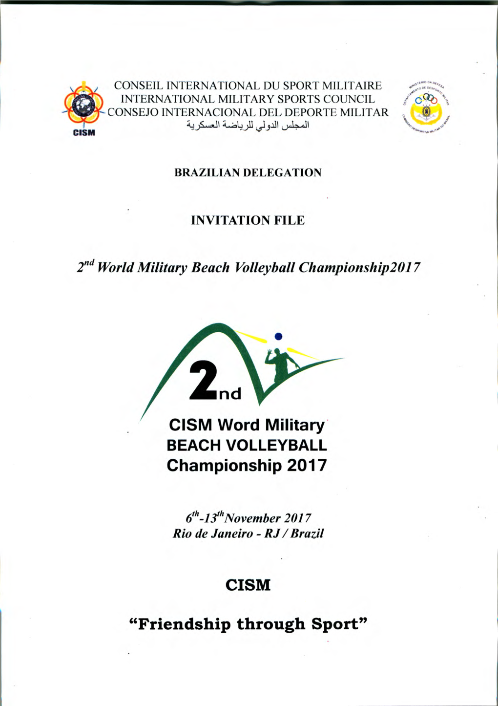 CISM Word Military BEACH VOLLEYBALL Championship 2017