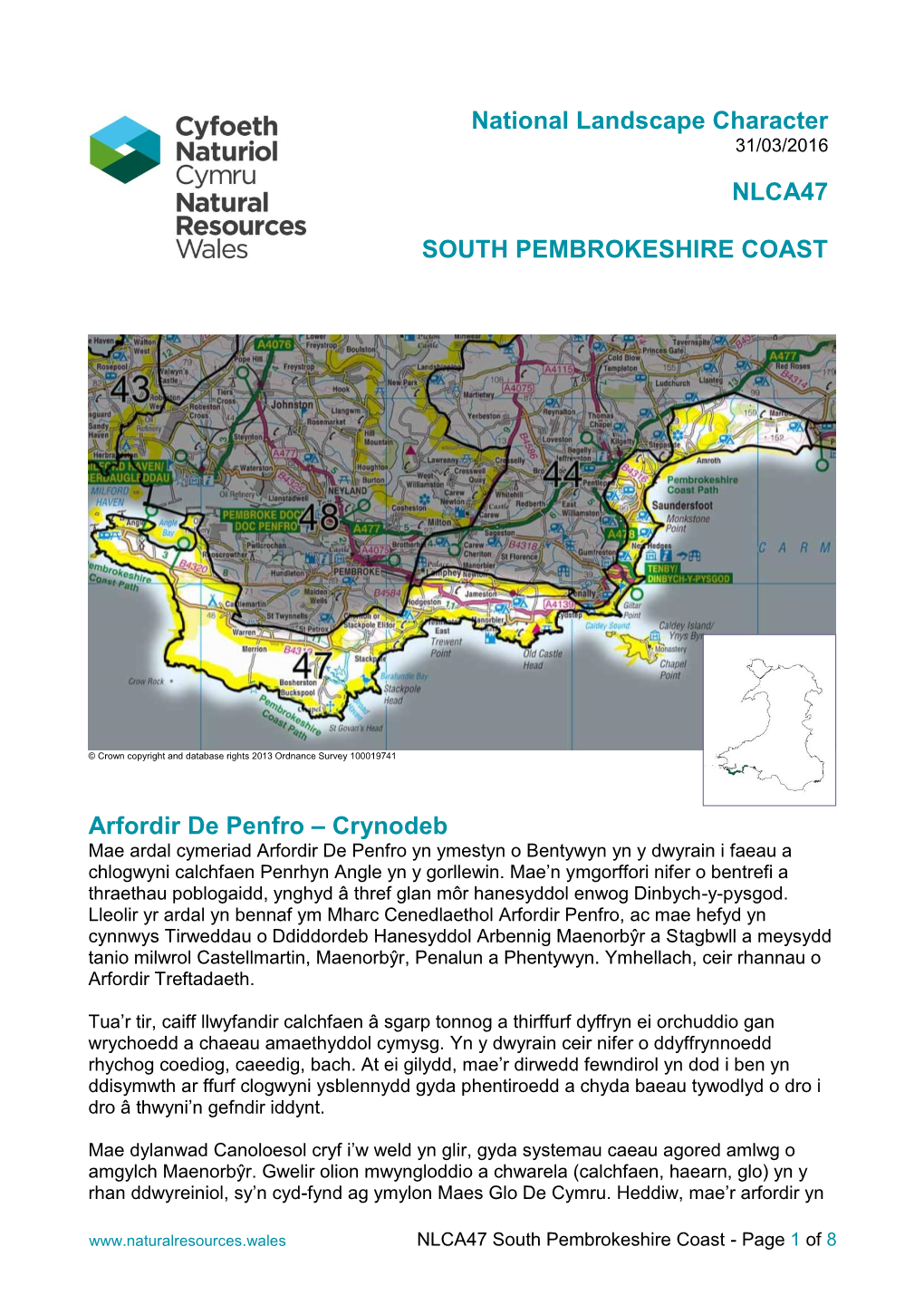 NLCA47 South Pembrokeshire Coast