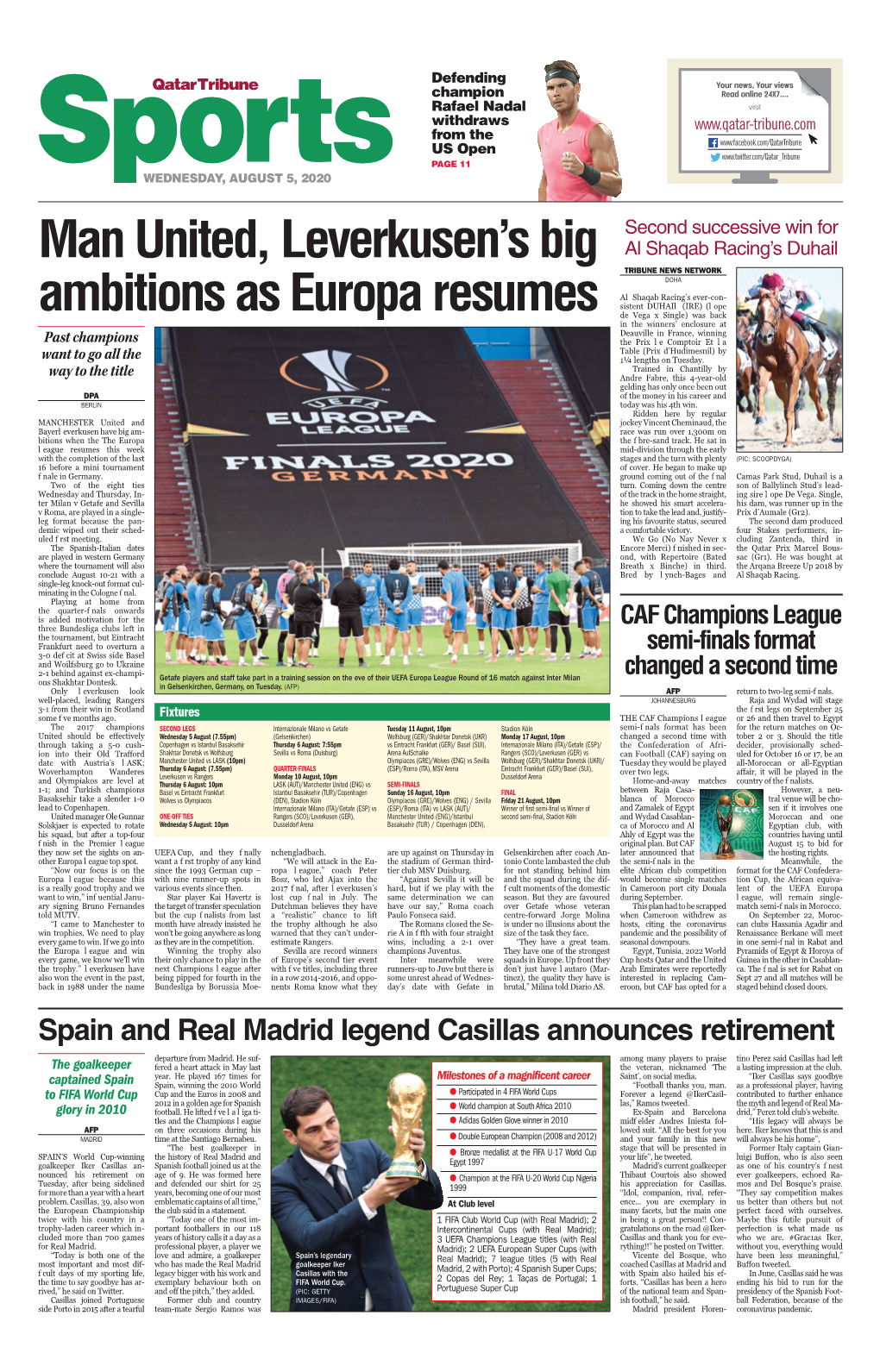 Man United, Leverkusen's Big Ambitions As Europa Resumes