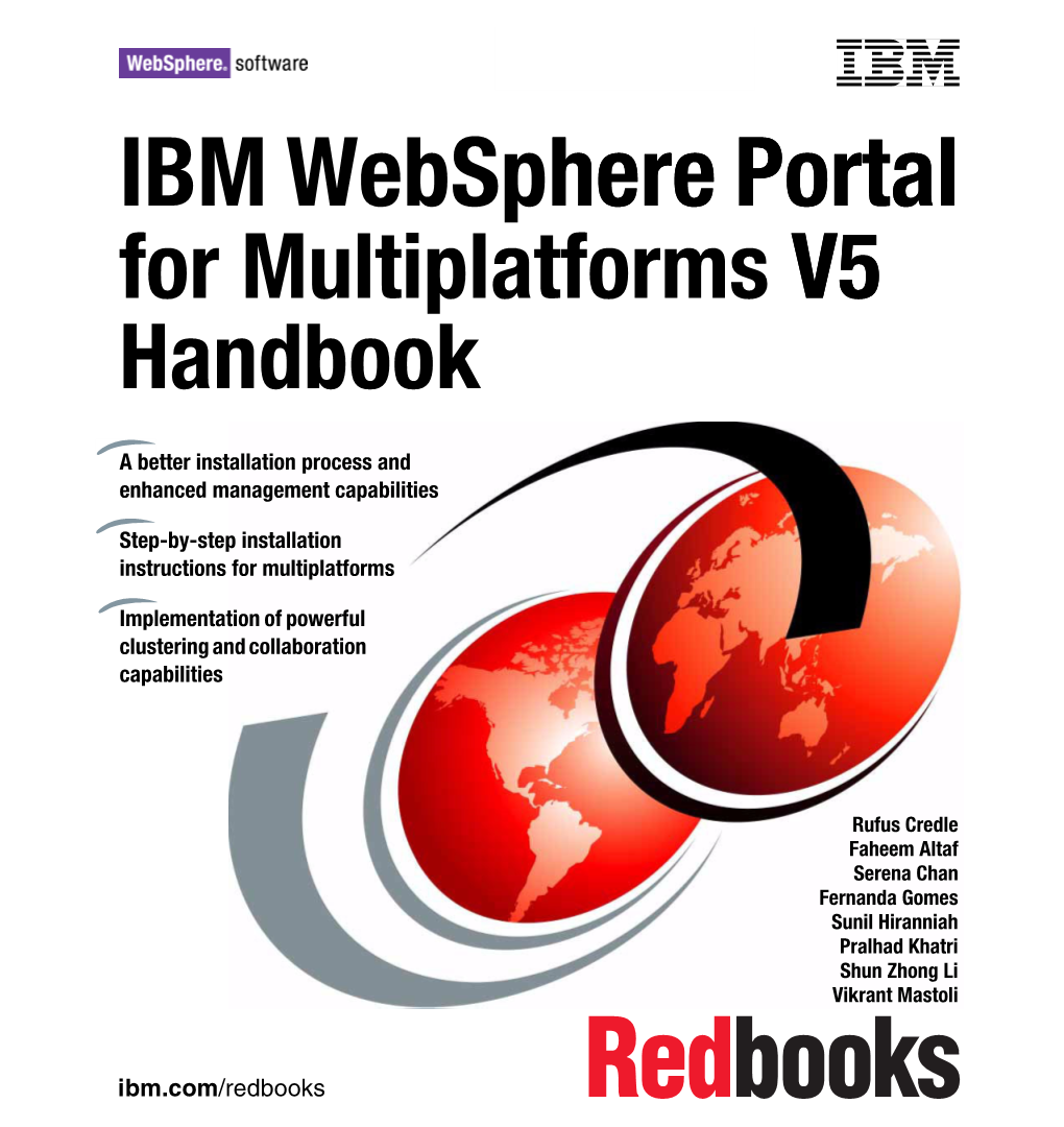 IBM Websphere Portal for Multiplatforms V5 Handbook