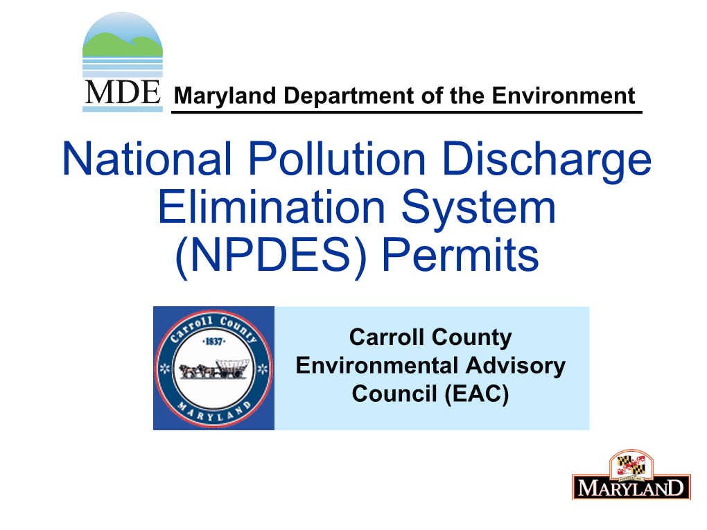 Overview of 12 SW General Industrial Stormwater Permit